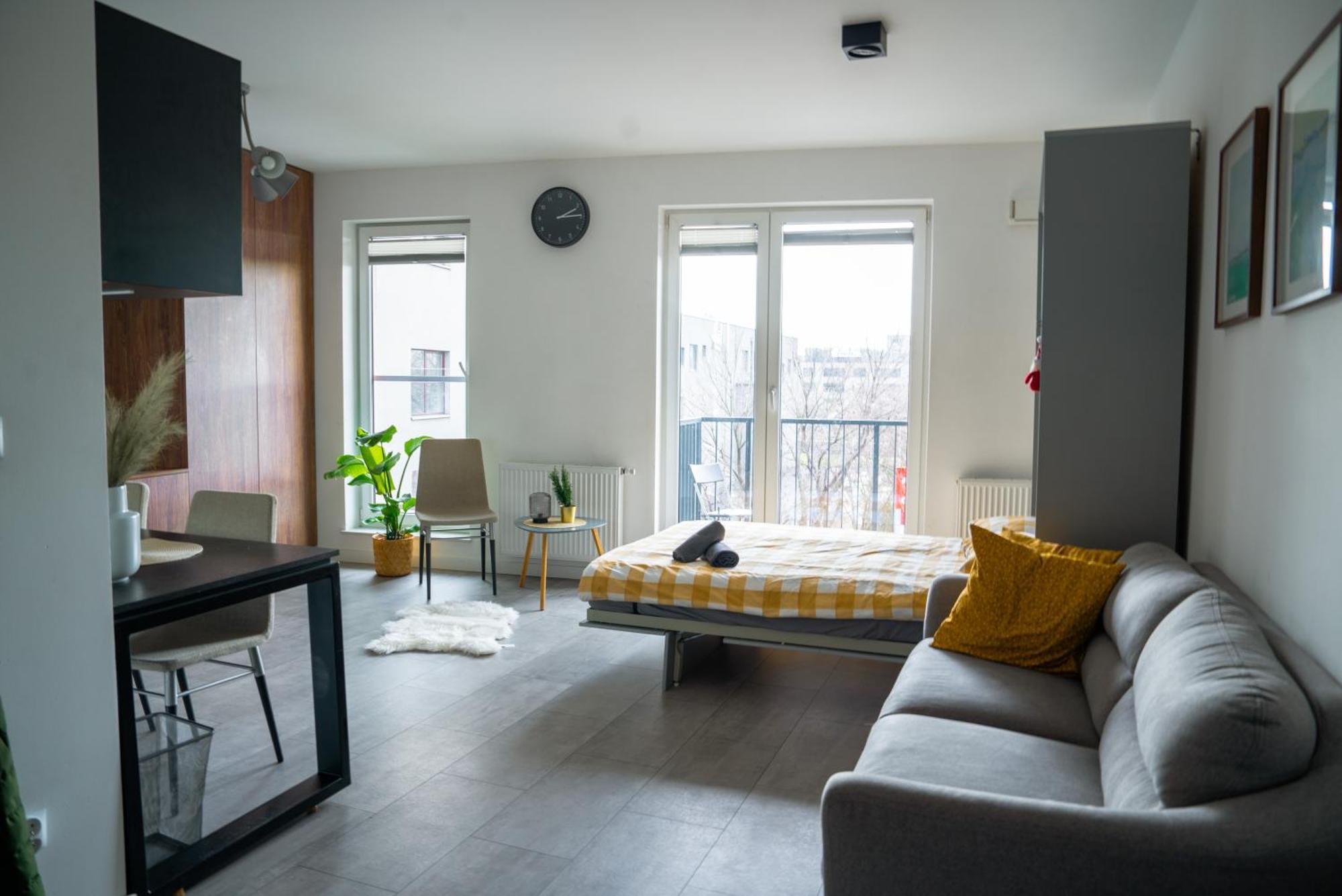 Nowoczesne Studio Check In 24h Apartment Breslau